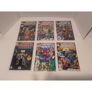 Infinity Gauntlet #1-6 (Marvel Comics 1991) Complete Set Run George Perez
